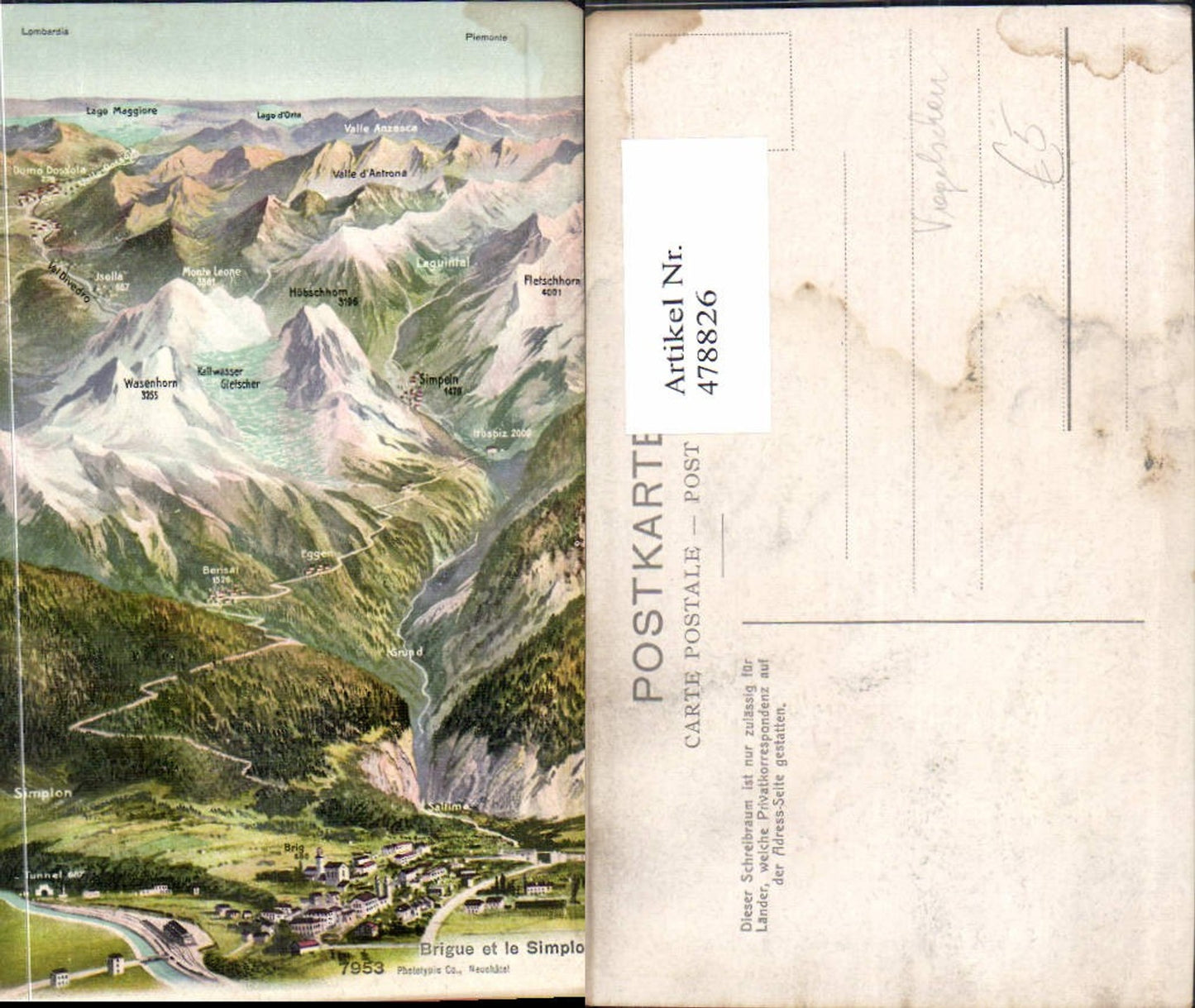 Alte Ansichtskarte – Old Postcard