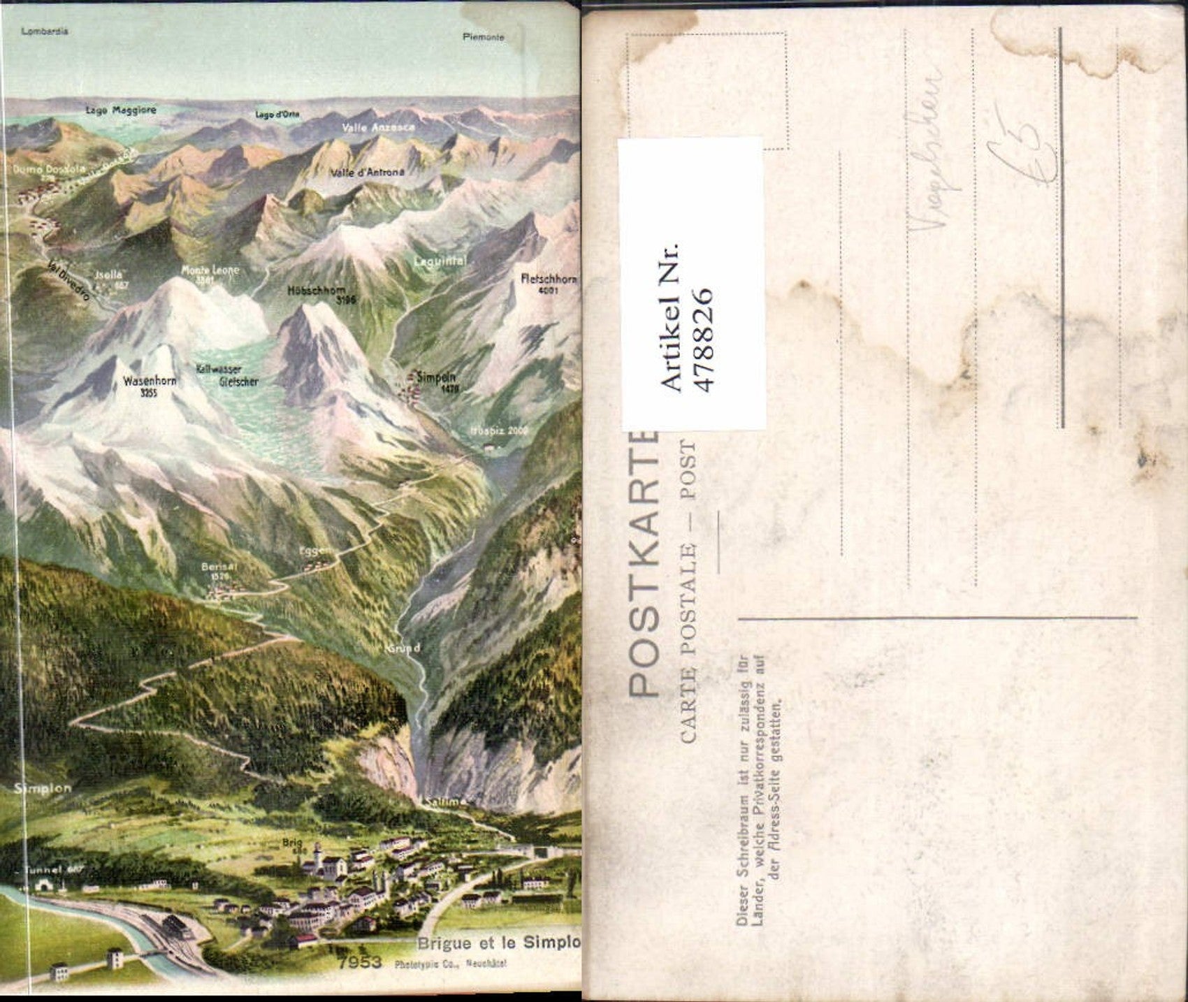 Alte Ansichtskarte – Old Postcard