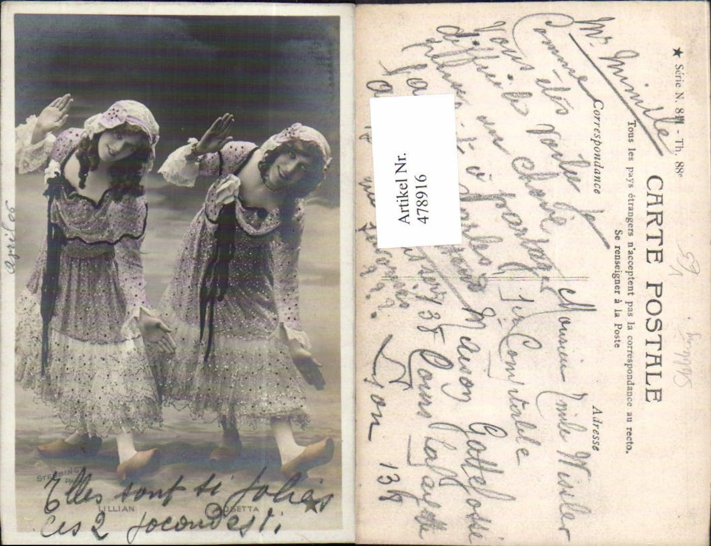 478916, Women's Fashion Dresses Lace Bonnets Wooden Shoes Lillian Adsetta pub Stebbing