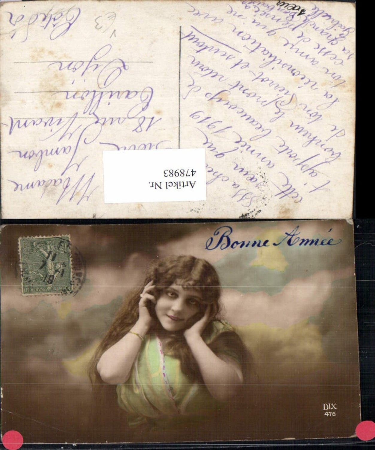 478983,Frau Lockenkopf Portrait pub DIX 476