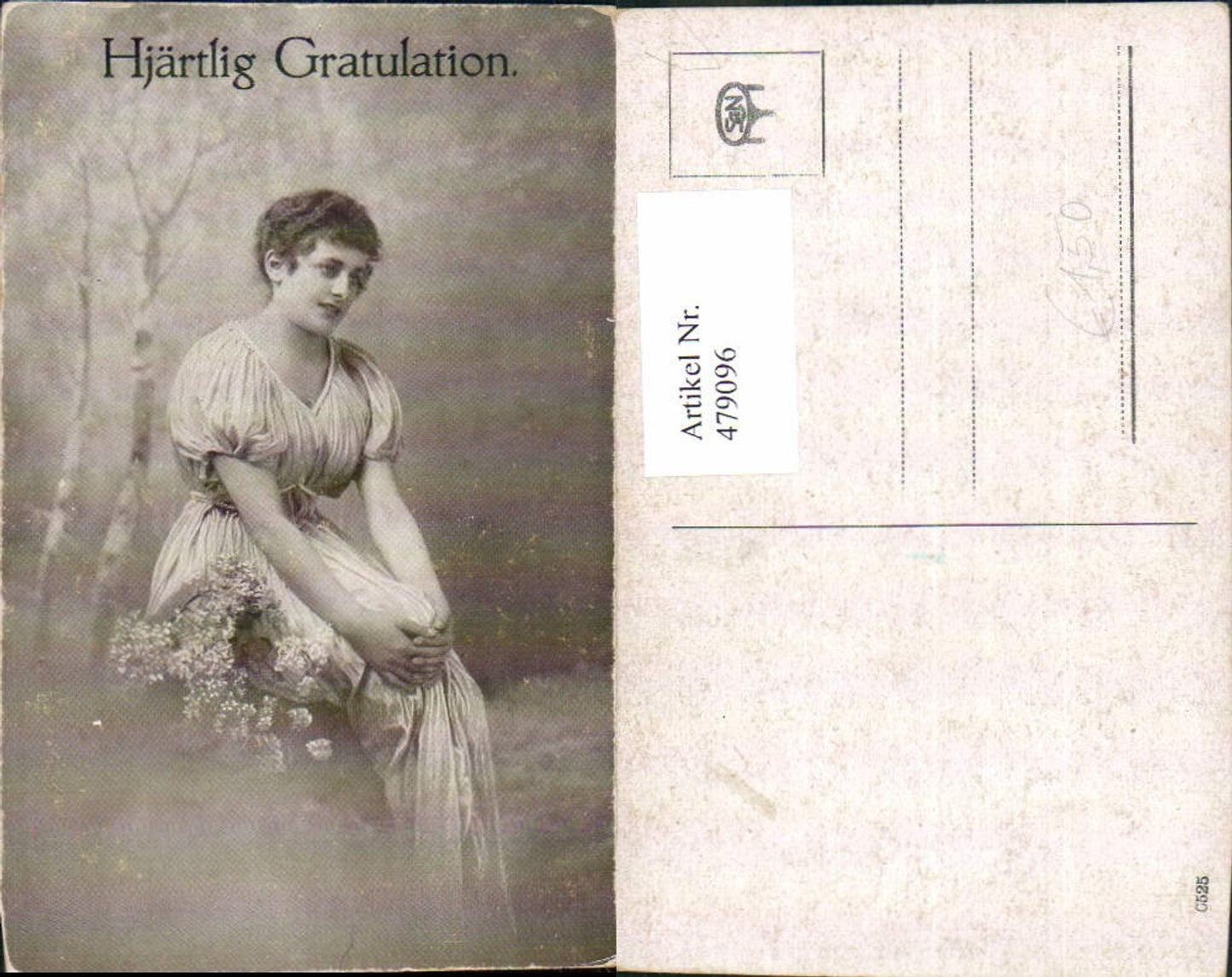 479096,Frau Kleid Blumen Birken Bäume im Hintergrund