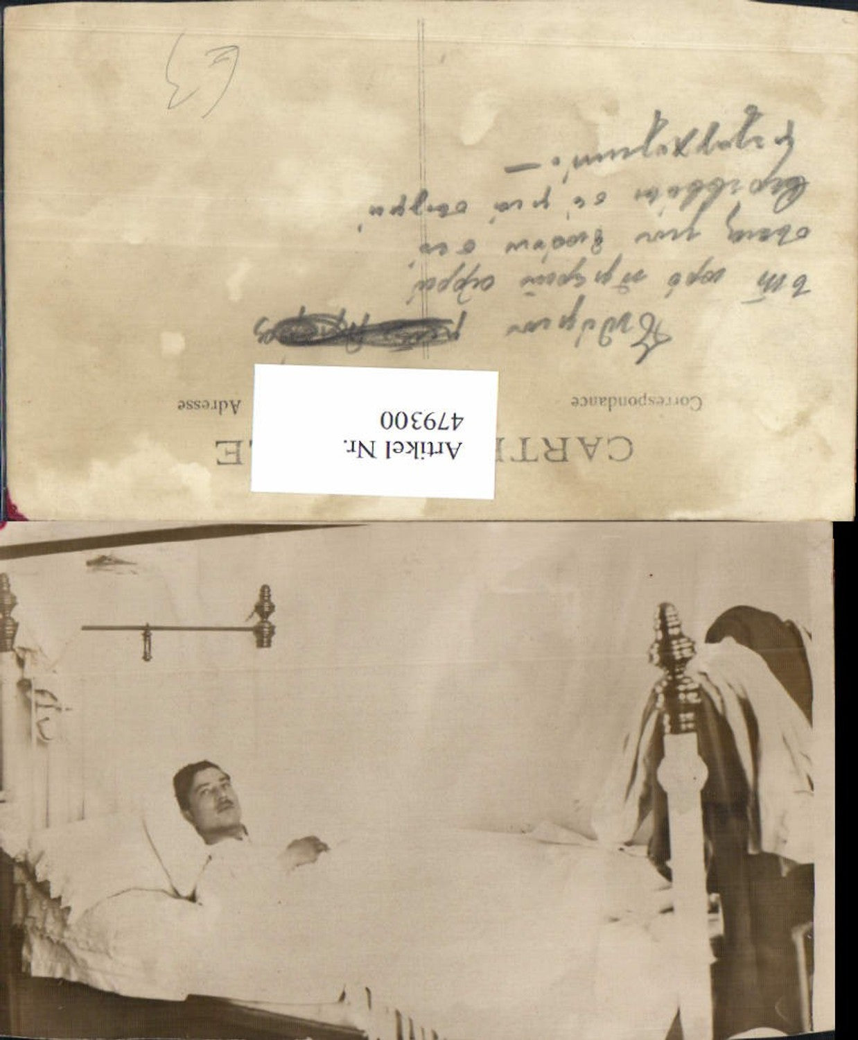 479300, Photo Ak Sick man lying in bed