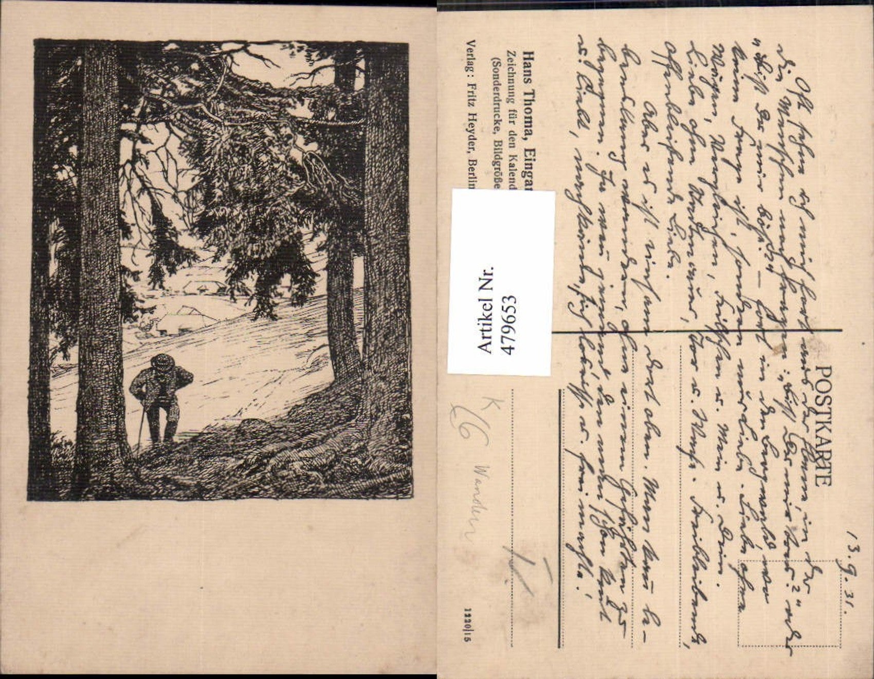 Alte Ansichtskarte – Old Postcard