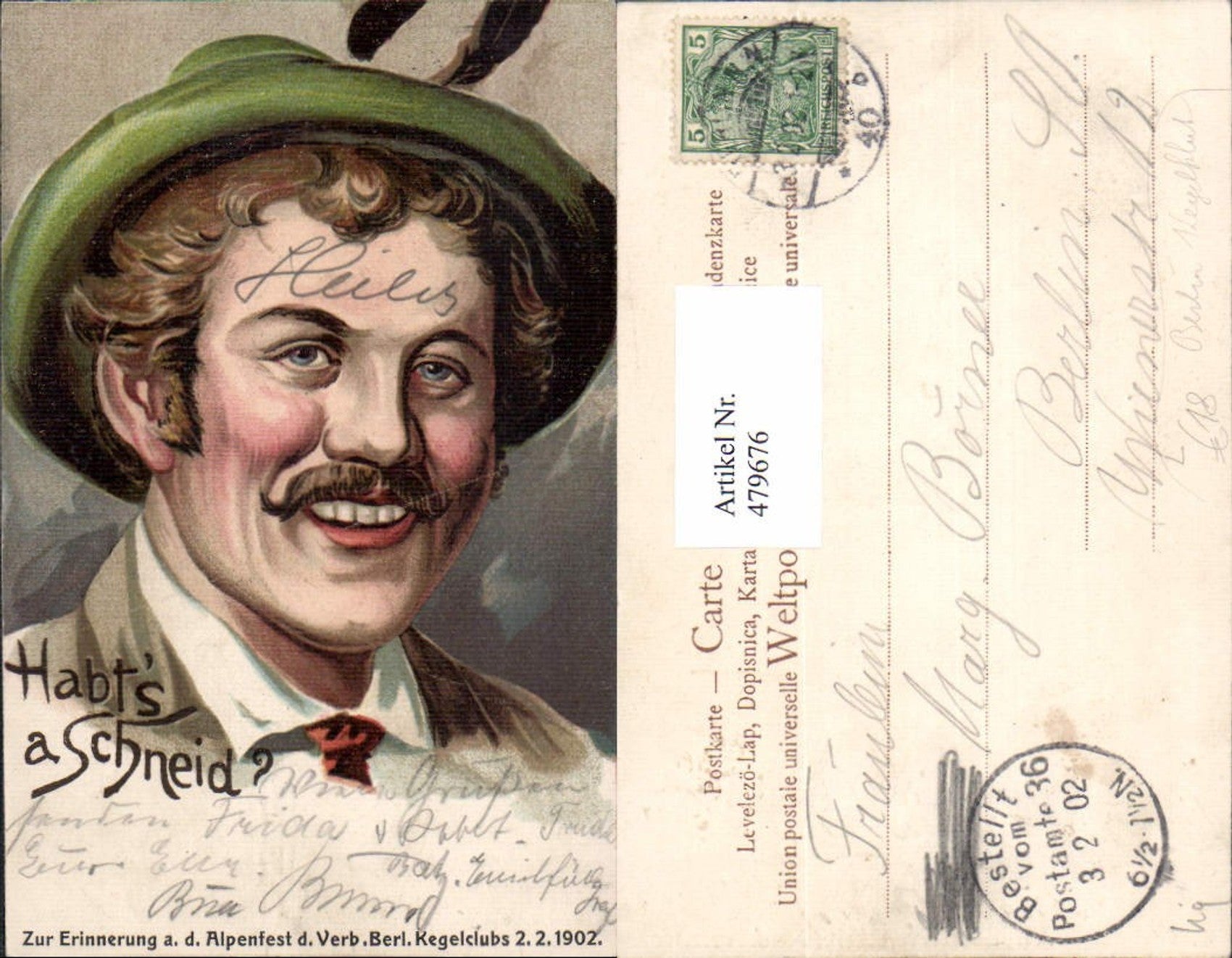 Alte Ansichtskarte – Old Postcard