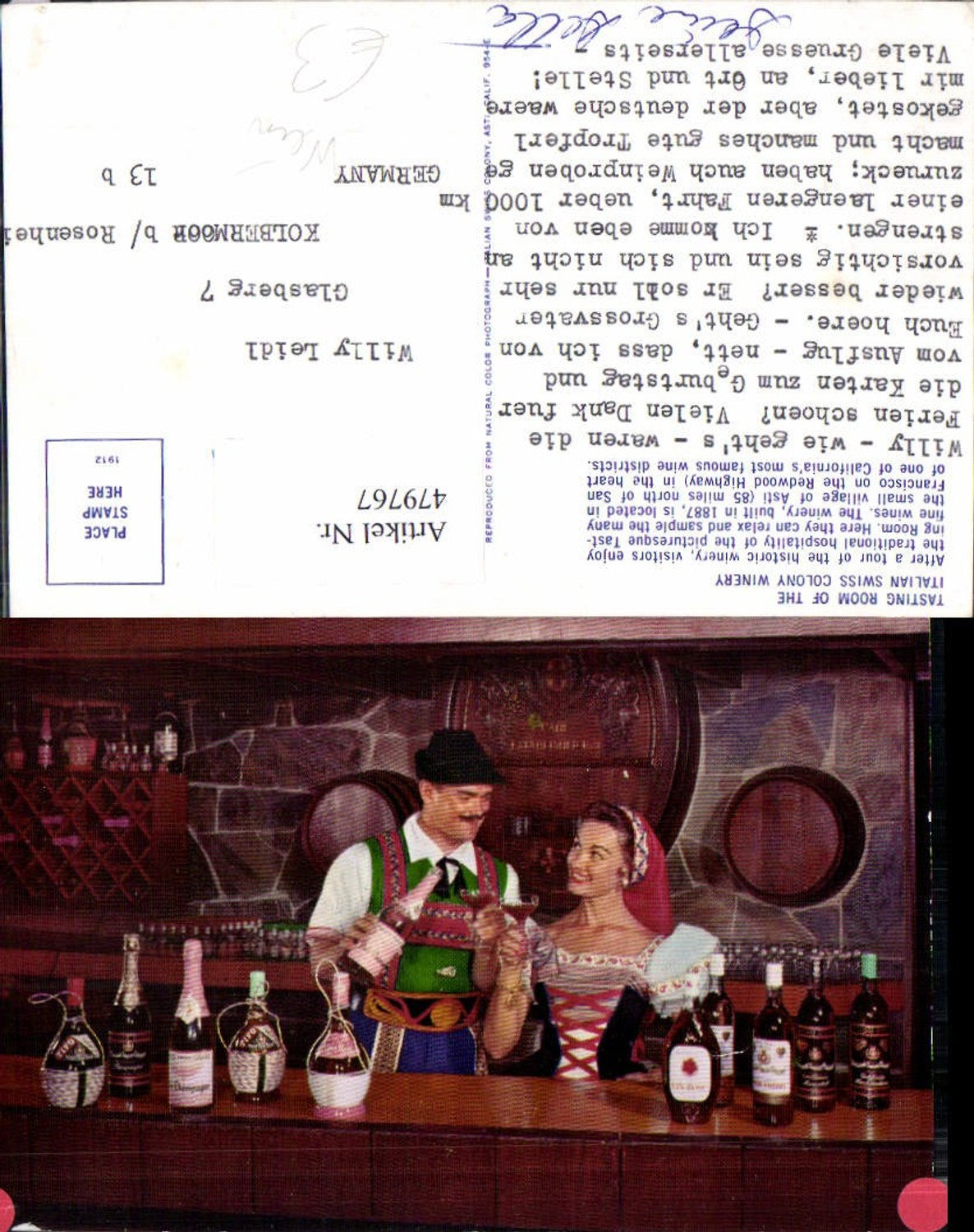 Alte Ansichtskarte – Old Postcard