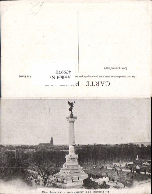 479970,Statue Bordeaux Monument des Girondins