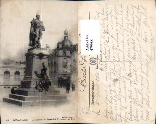 479988,Statue Bar-Le-Duc Monument du Marechal Exelmans