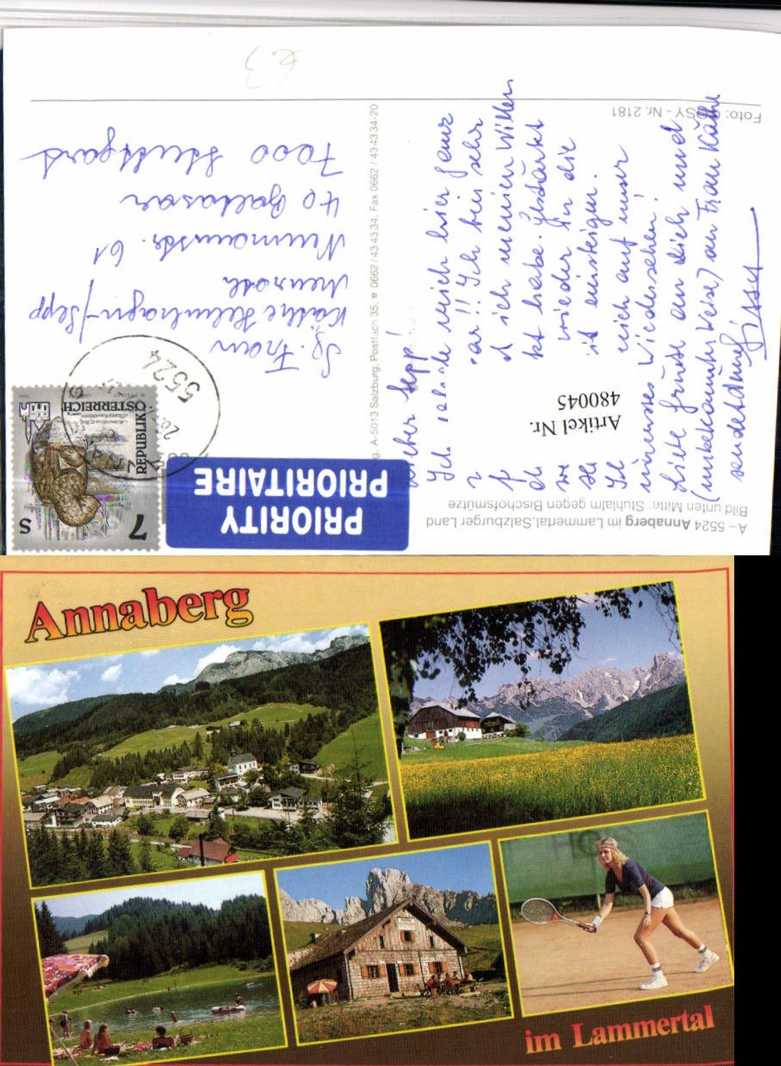 480045, Annaberg im Lammertal Total Tennis Lake Multi-view map