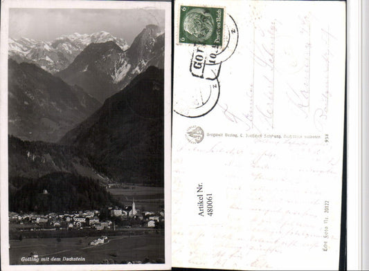 480061,Golling Totale m. Dachstein Bergkulisse