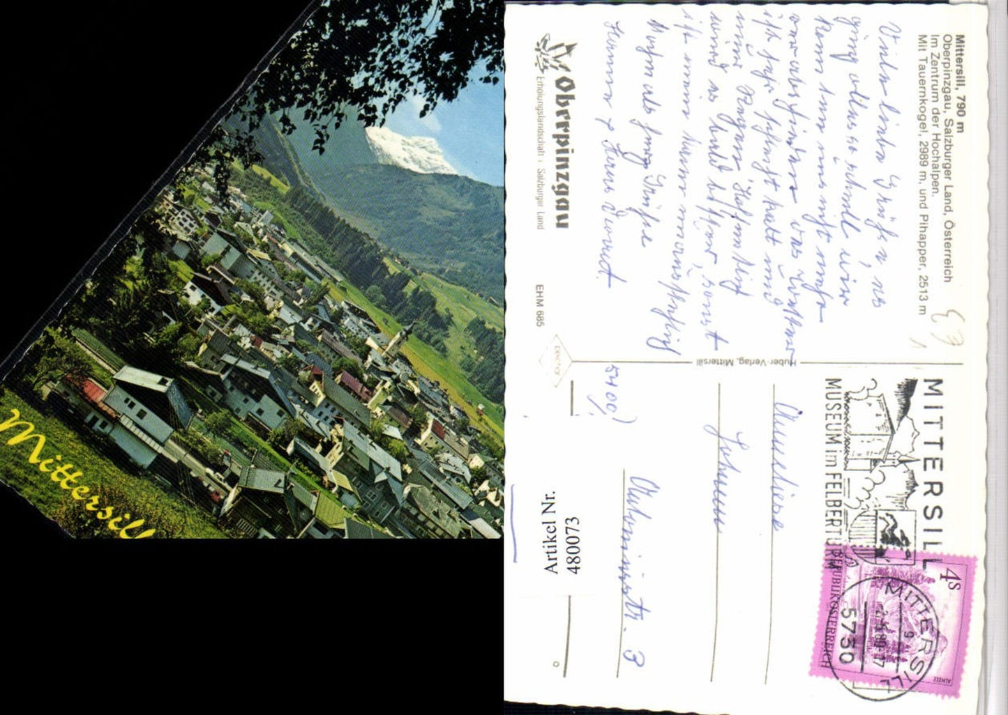 480073,Mittersill Totale Bergkulisse pub Huber