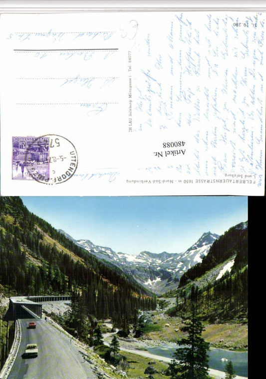 480088,Felbertauernstraße b. Uttendorf Bergkulisse