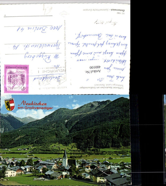 480100,Neukirchen am Großvenediger Totale Bergkulisse