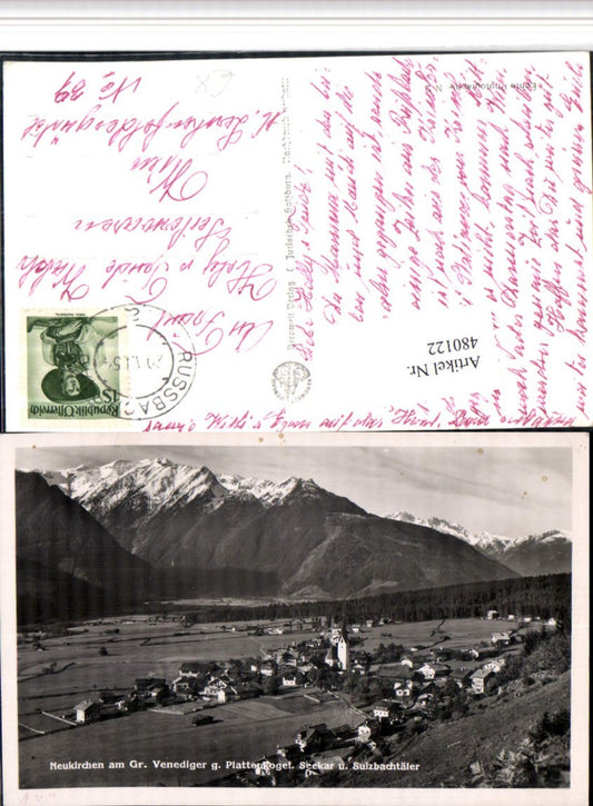 480122,Neukirchen am Großvenediger Totale Bergkulisse