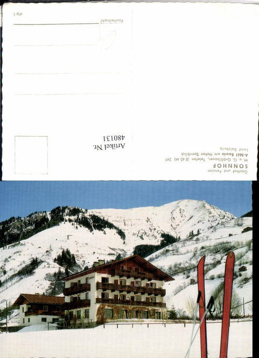 480131,Rauris am Hohen Sonnblick Gasthof Pension Sonnhof Winterbild
