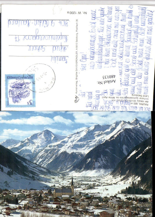 480135,Rauris Totale Bergkulisse Winterbild