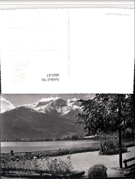480147,Zell am See Seepromenade m. Imbachhorn Bergkulisse pub Cosy 1933