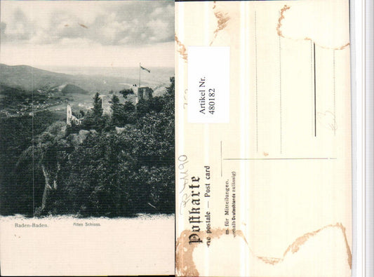 480182, Baden-Baden Old Castle