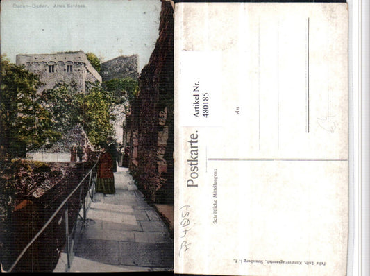 480185, Baden-Baden Old Castle Motif