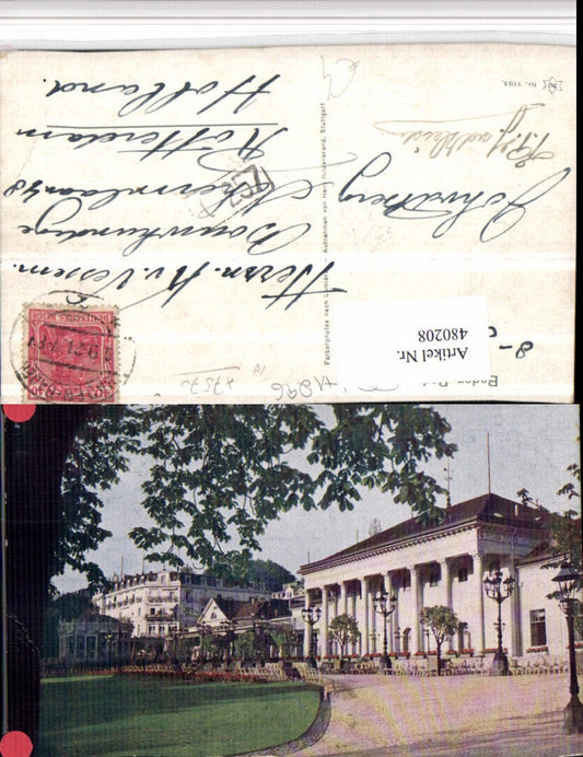 480208, Baden-Baden Kurhaus Building