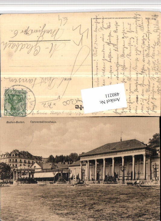 480211, Baden-Baden Conversationshaus Building