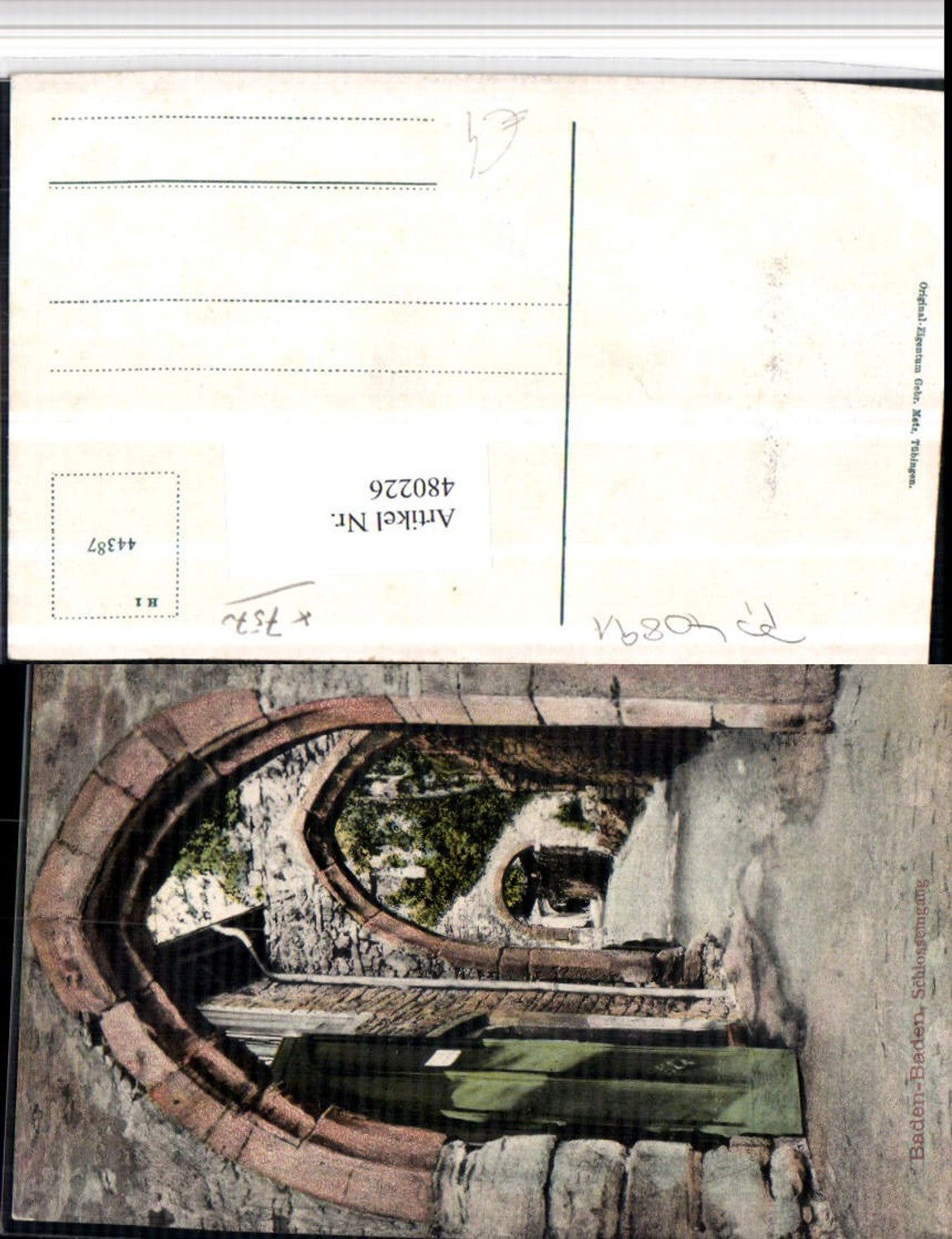 480226,Baden-Baden Schlosseingang Portal