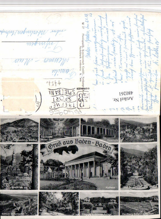 480261, Baden-Baden Total Trinkhalle Casino Kurhaus Multiview Map