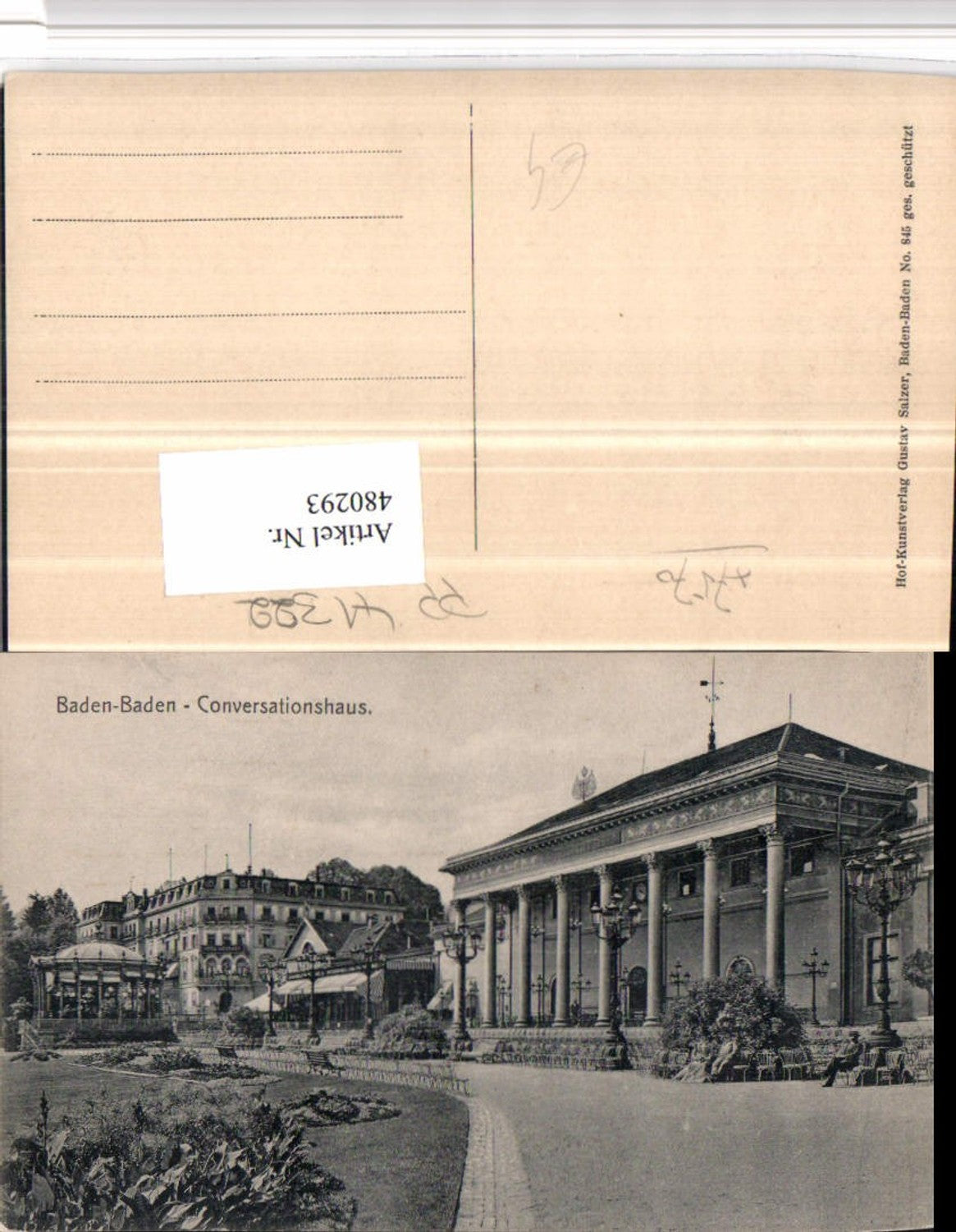 480293,Baden-Baden Konversationshaus Gebäude