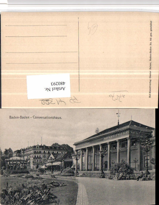 480293, Baden-Baden Conversation House Building