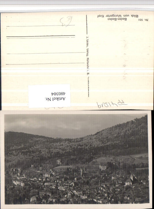 480304, Baden-Baden, view from Wurzgarter Kopf