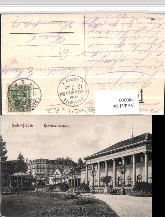 480305, Baden-Baden Conversation House Building
