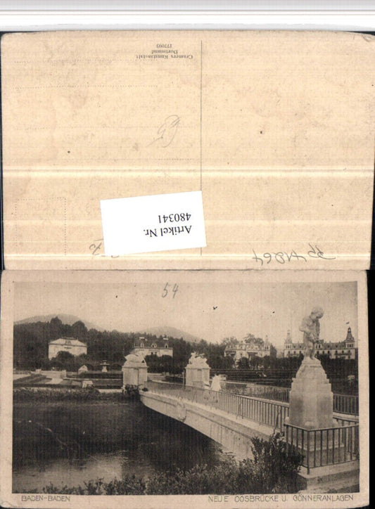 480341, Baden-Baden Oosbrücke Bridge and Patron's Facilities