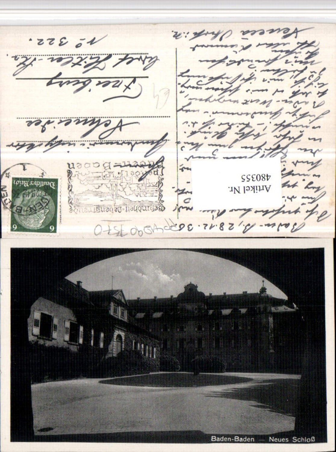 480355,Baden-Baden Neues Schloss Hof