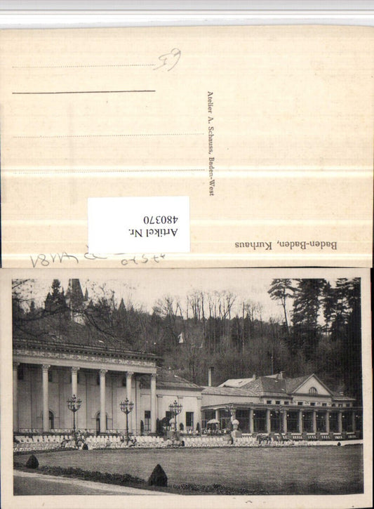 480370, Baden-Baden Kurhaus
