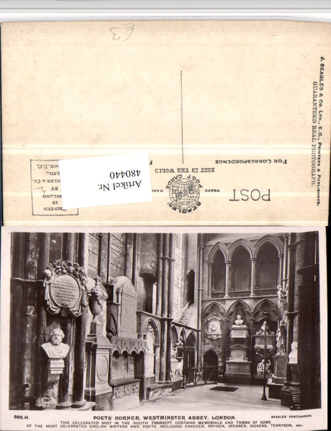 Alte Ansichtskarte – Old Postcard