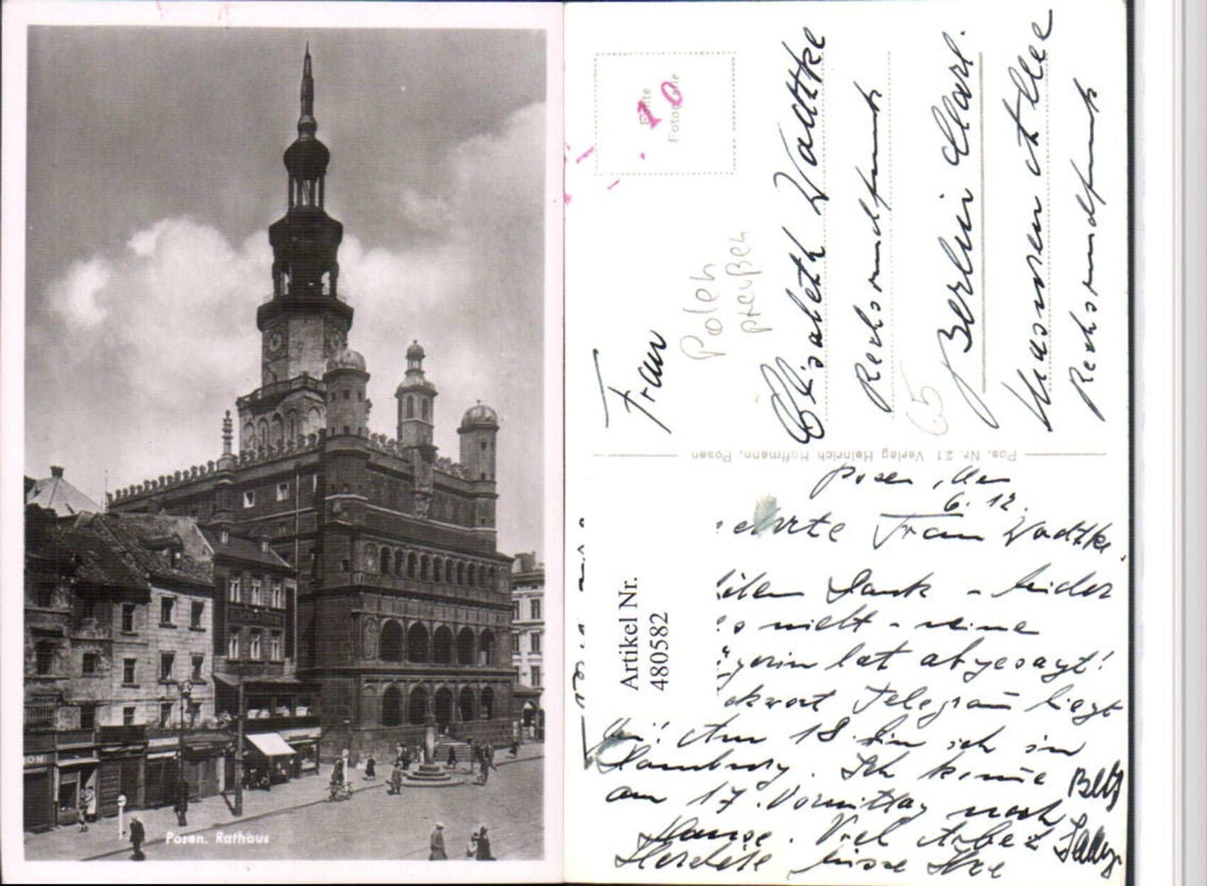Alte Ansichtskarte – Old Postcard