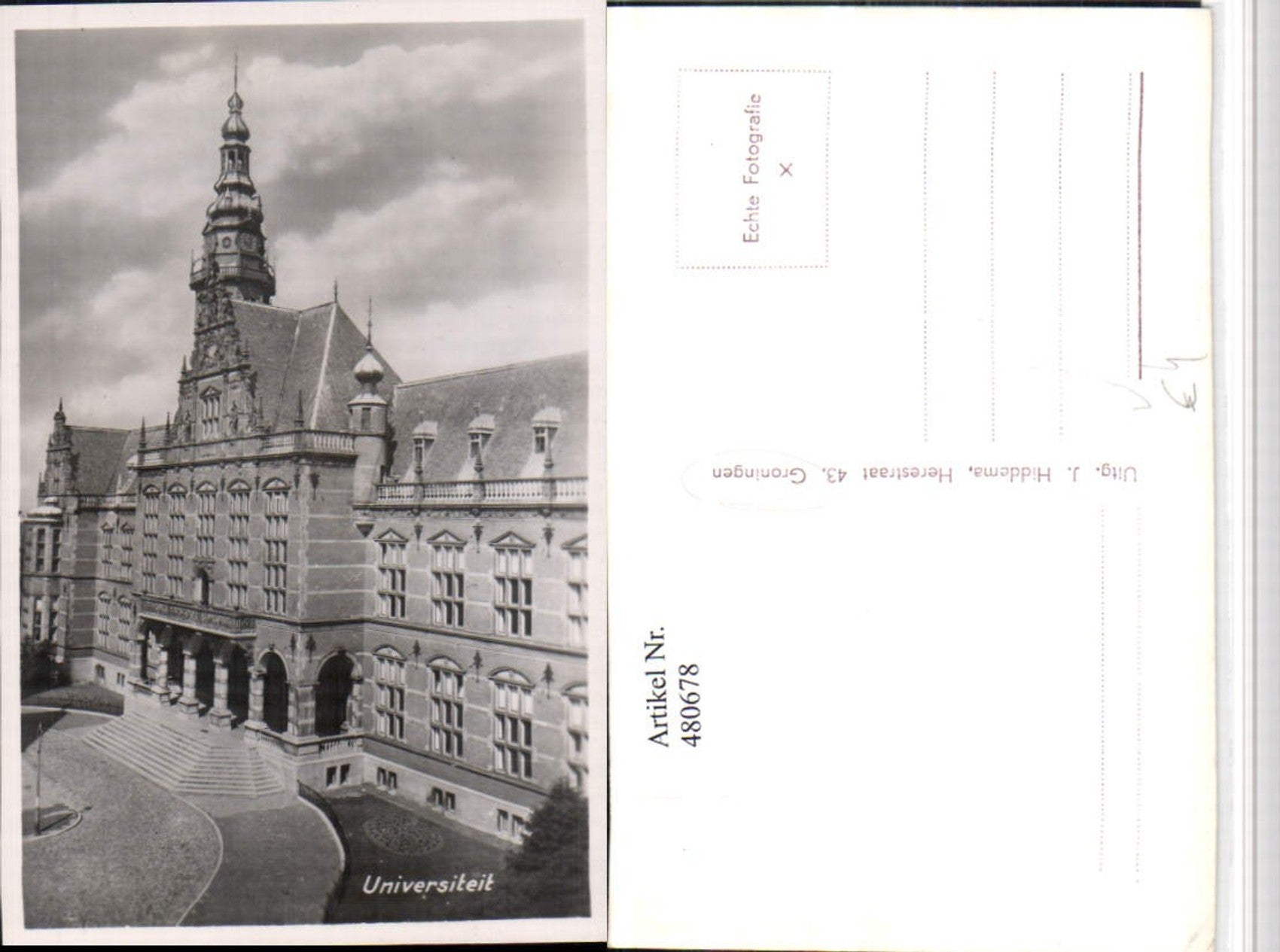 Alte Ansichtskarte – Old Postcard
