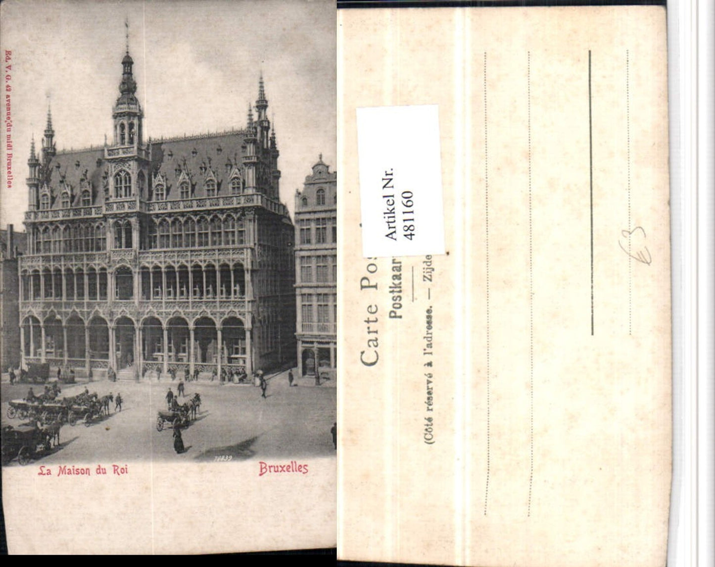 481160,Belgium Bruxelles Brüssel La Maison du Roi Gebäude