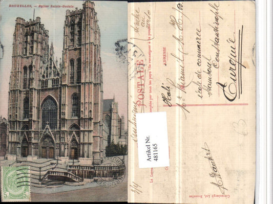 481165,Belgium Bruxelles Brüssel Eglise Sainte-Gudule Kirche