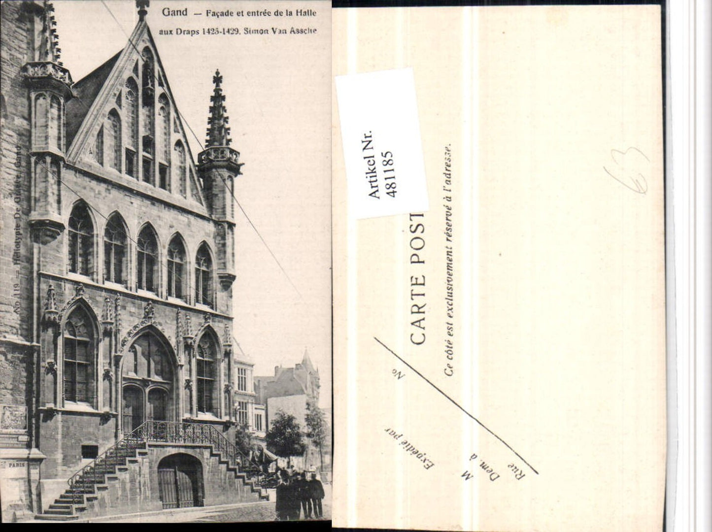 481185,Belgium Gand Gent Halle aux Draps Gebäude