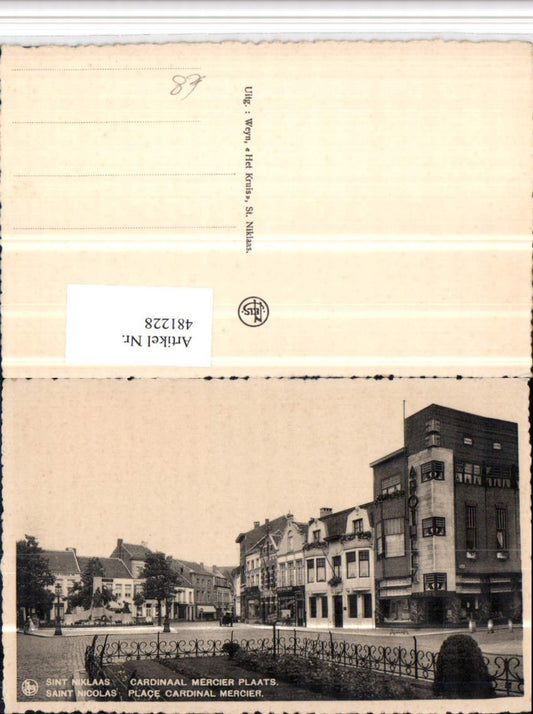 481228,Belgium Sint-Niklaas Saint Nicolas Place Cardinal Mercier Platz
