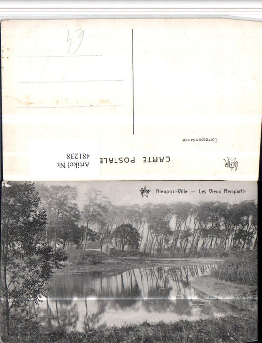 481238,Belgium Nieuport-Ville Nieuwpoort Les Vieux Remparts Gewässer