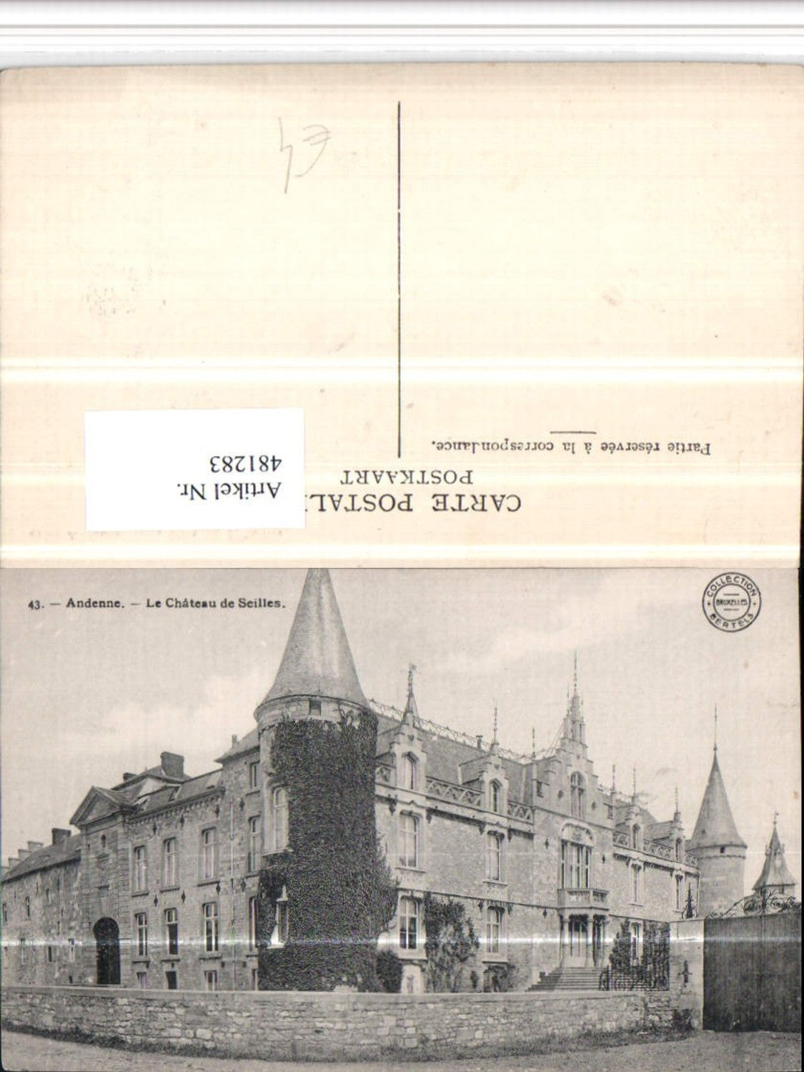 481283,Belgium Andenne Le Chateau de Seilles Schloss