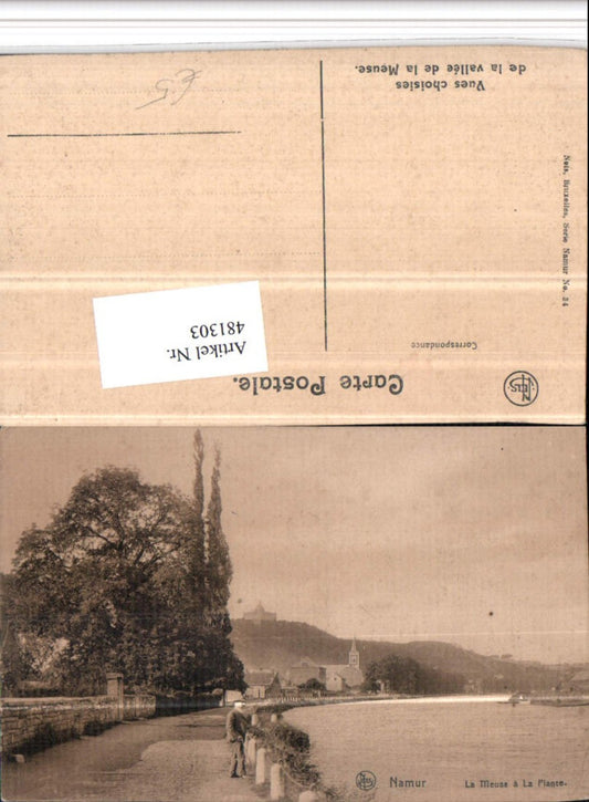 481303,Belgium Namur La Meuse a La Plante Fluss