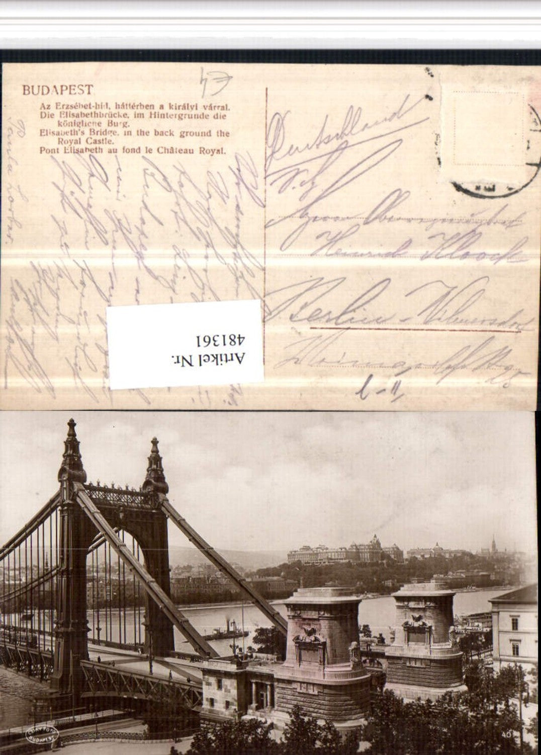 Alte Ansichtskarte – Old Postcard