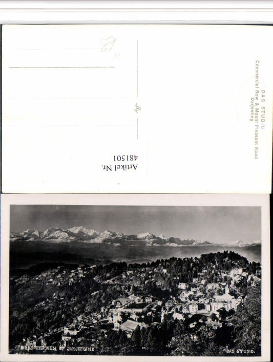 481501,India Darjeeling Totale Bergkulisse