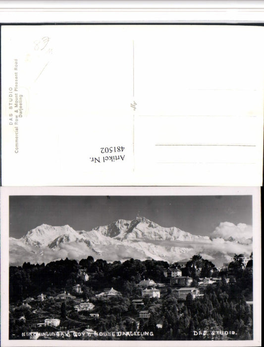 481502,India Darjeeling Kanchenjunga Bergkulisse