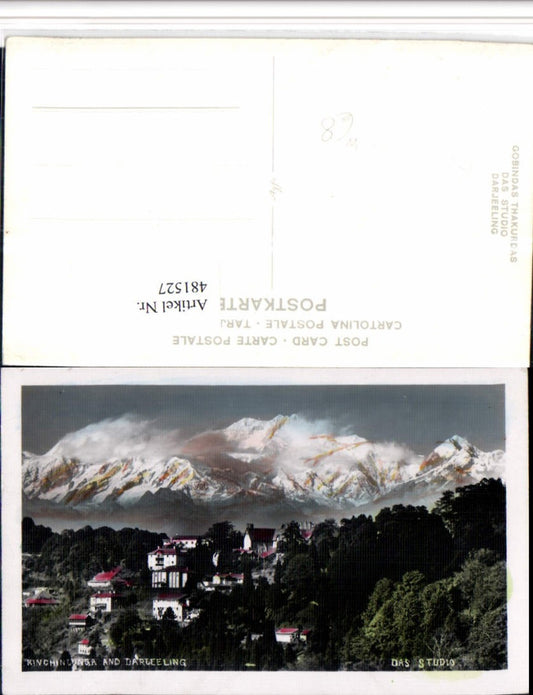 481527,India Darjeeling Kinchinlunga Kanchenjunga Bergkulisse