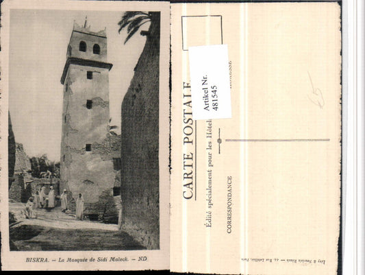 481545,Algeria Biskra La Mosquee de Sidi Maleck Moschee