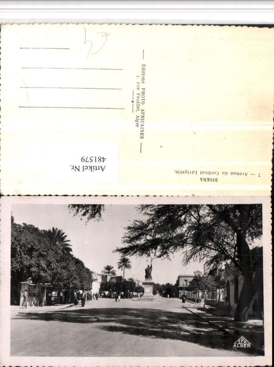 481579,Algeria Biskra Avenue du Cardinal Lavigerie Straßenansicht