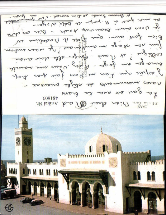 481603,Algeria Oran La Gare Bahnhof